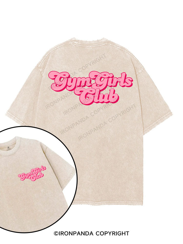 GYM GIRL CLUB printed Gym Shirt