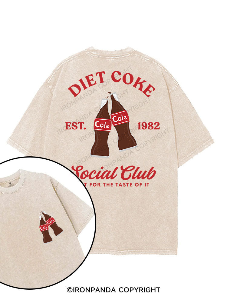 DIET COKE SOCIAL CLUB printed Gym Shirt