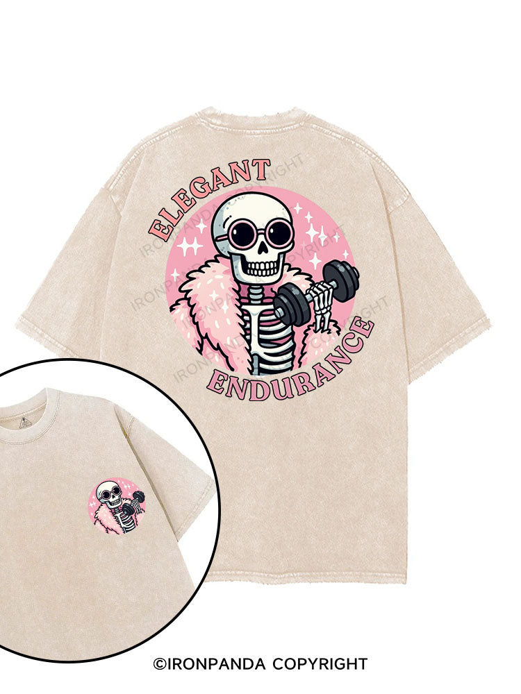 ELEGANT ENDURANCE printed Gym Shirt