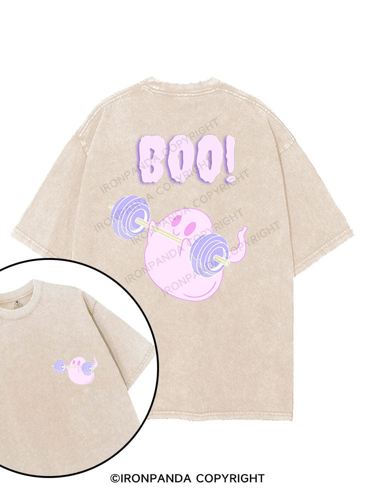 BOO! printed Gym Shirt
