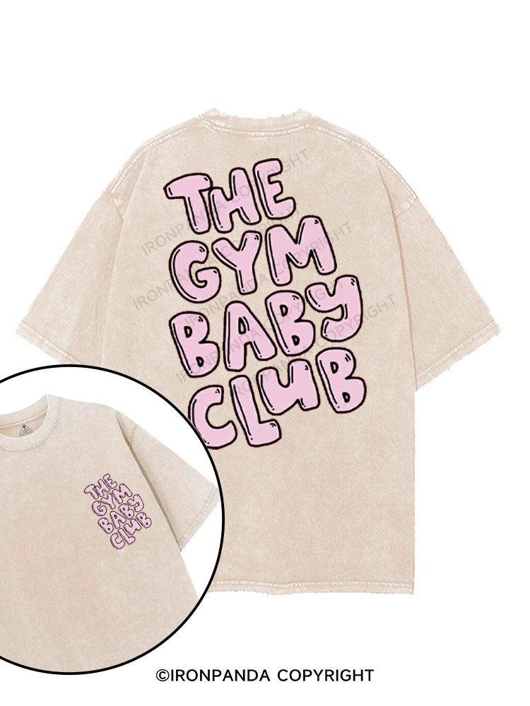 THE GYM BABY CLUB printed Gym Shirt