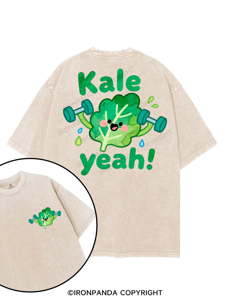 KALE YEAH! printed Gym Shirt