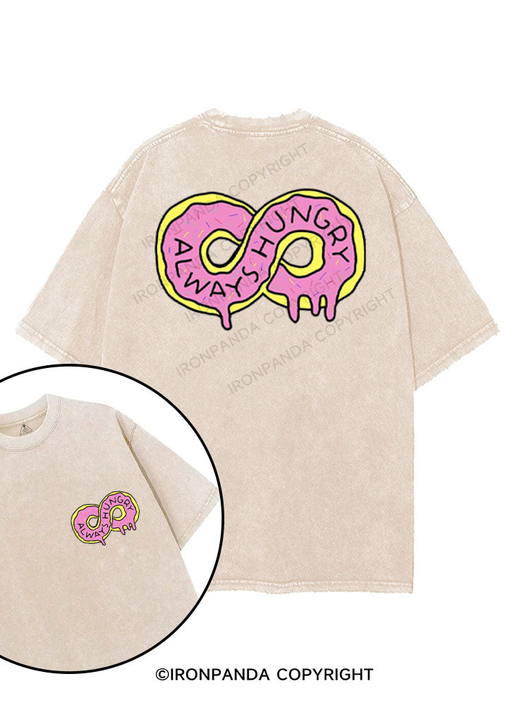 ALWAYS HUNGRY printed Gym Shirt