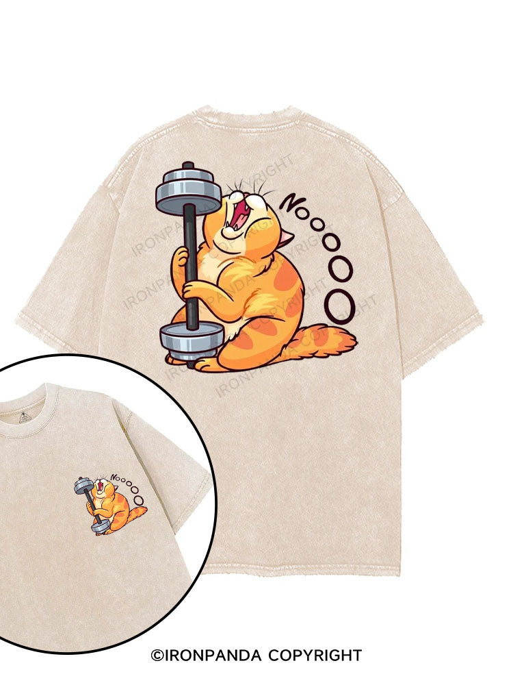 NoooOO printed Gym Shirt