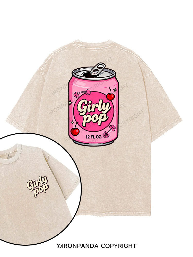 GIRLY POP printed Gym Shirt