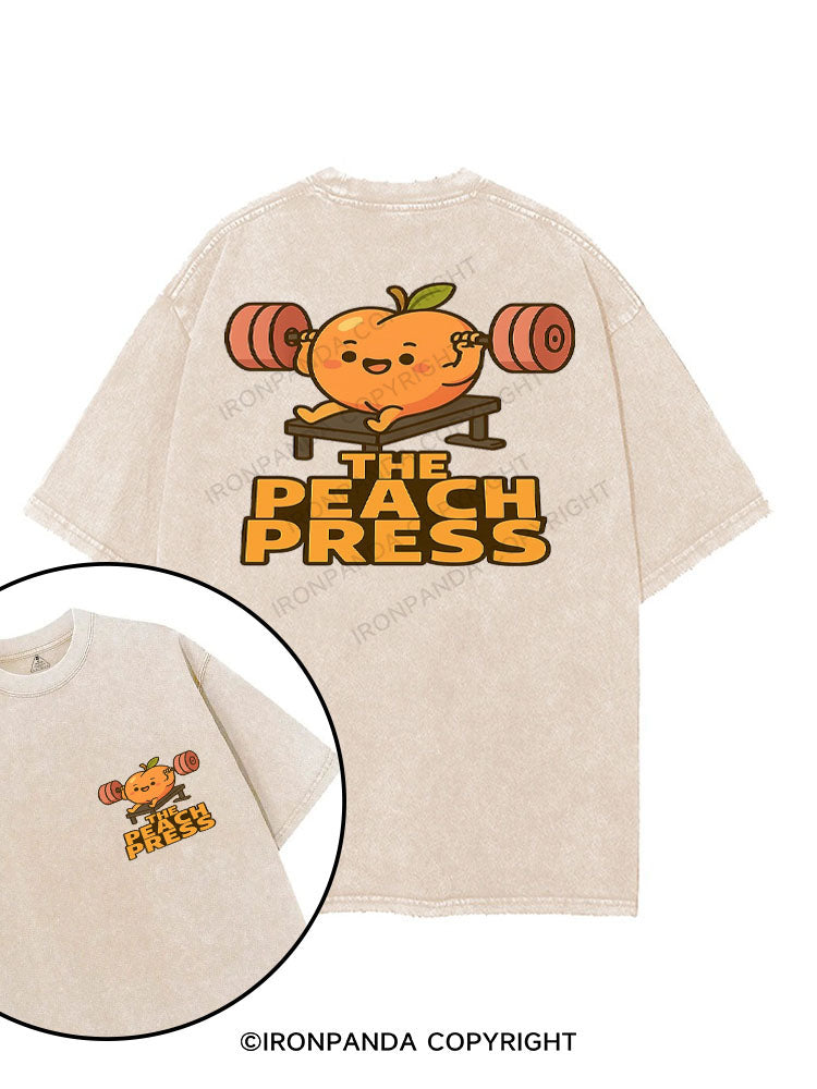 THE PEACH PRESS printed Gym Shirt