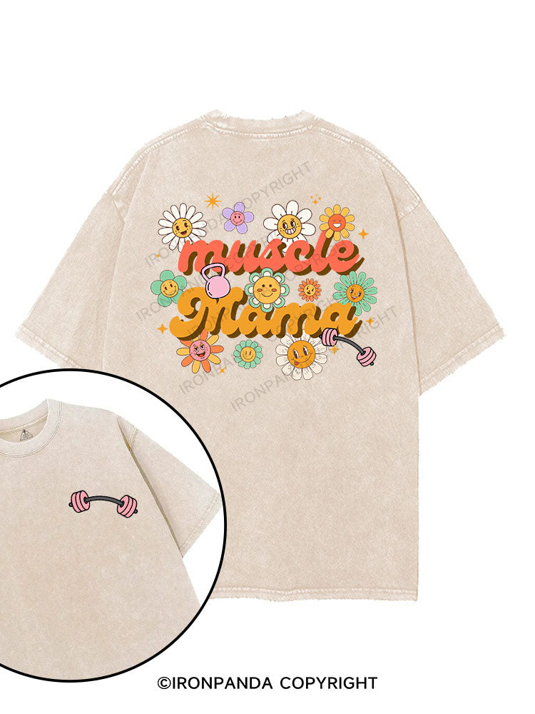 MUSCLE MAMA printed Gym Shirt