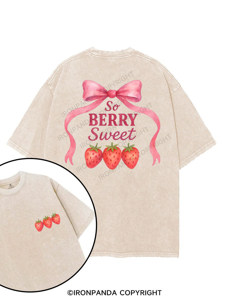 SO BERRY SWEET printed Gym Shirt