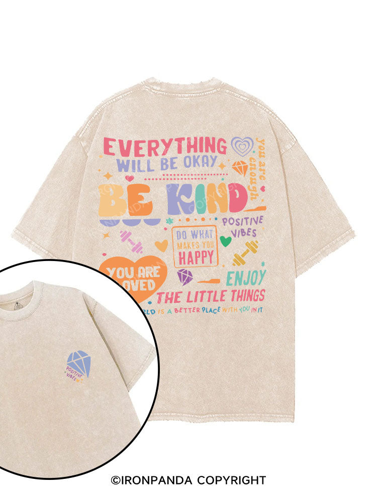 THE WORLD IS A BETTER PLACE WITH YOU IN IT printed Gym Shirt