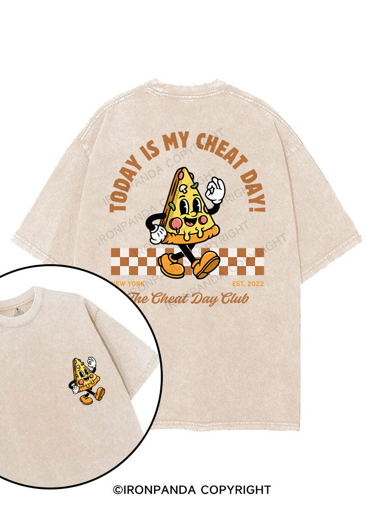 TODAY IS MY CHEAT DAY! printed Gym Shirt