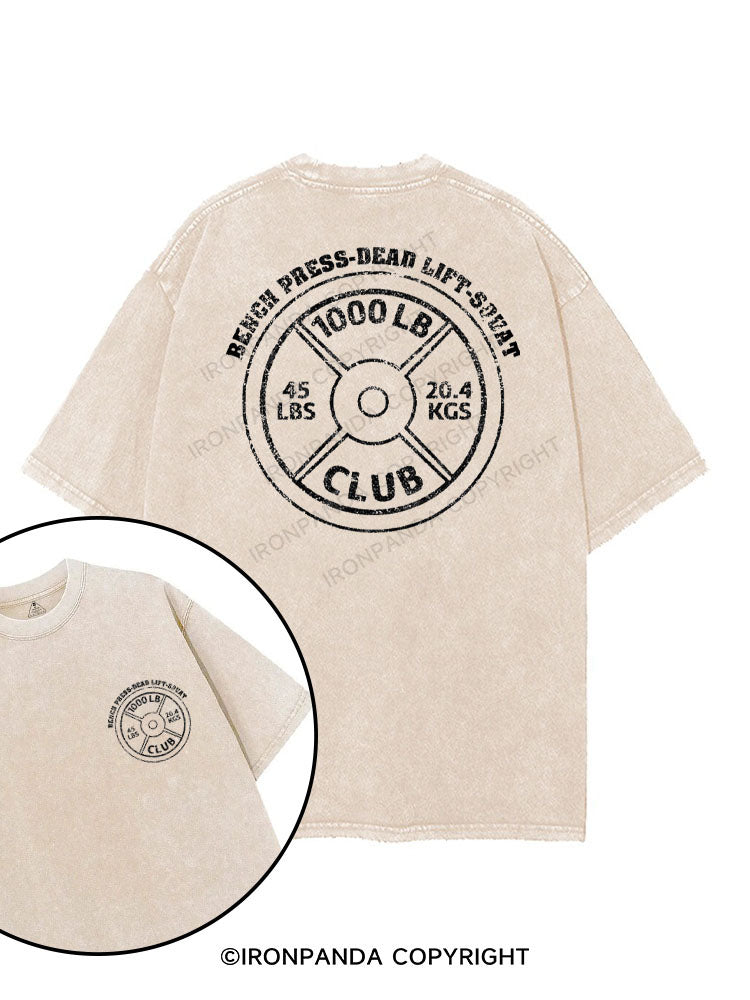 BENCH PRESS-BEAD LIFT-SQUAT printed Gym Shirt