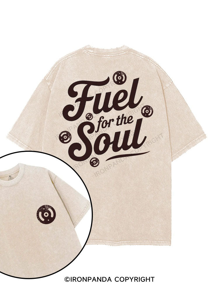 FUEL FOR THE SOUL printed Gym Shirt