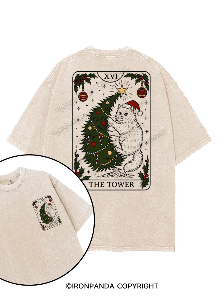 THE TOWER printed Gym Shirt