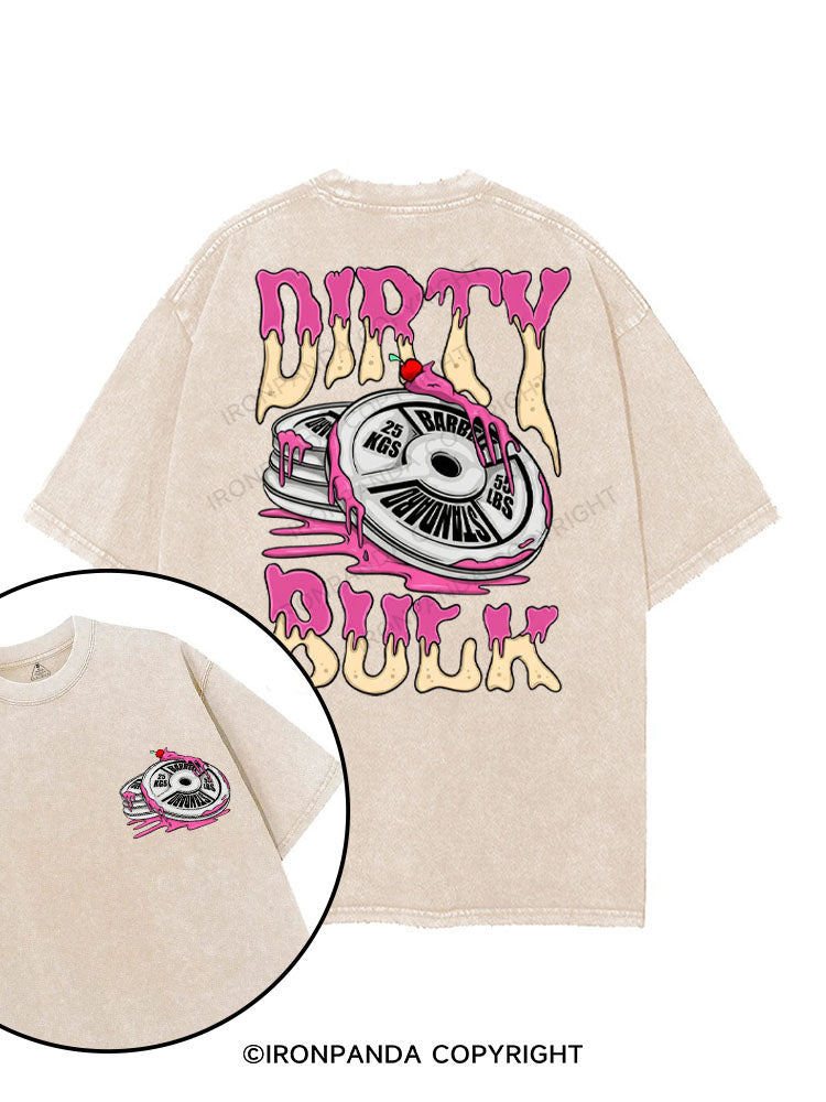 DIRTY BULK printed Gym Shirt