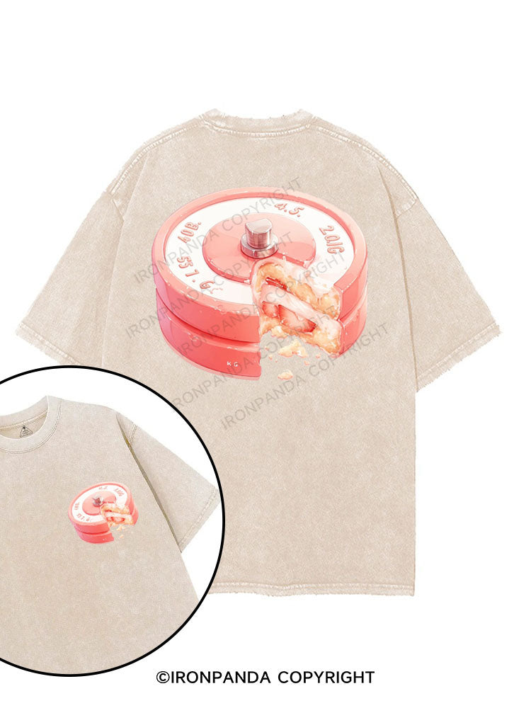 STRAWBERRY POWER PLATE printed Gym Shirt