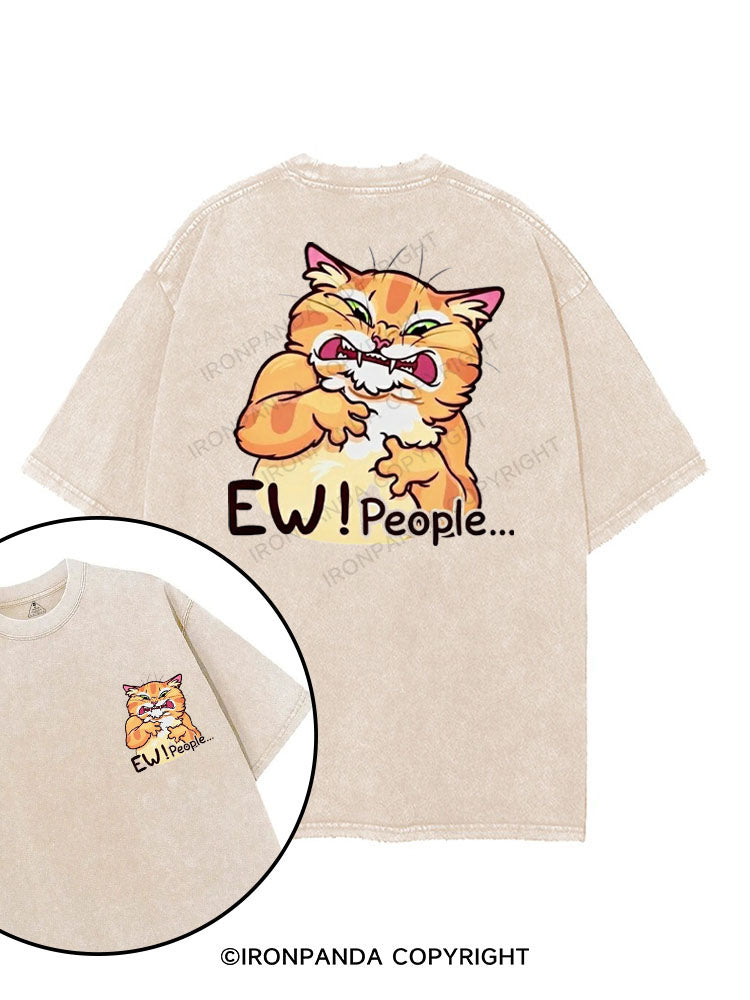 EW! PEOPLE... printed Gym Shirt