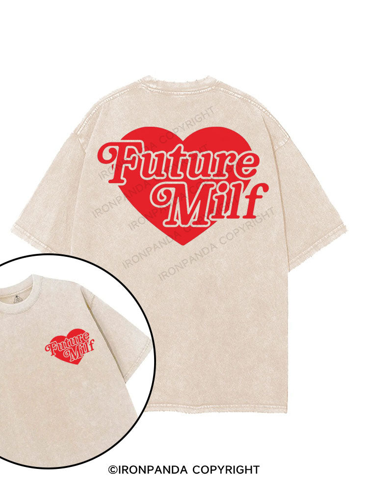 FUTURE MILF printed Gym Shirt