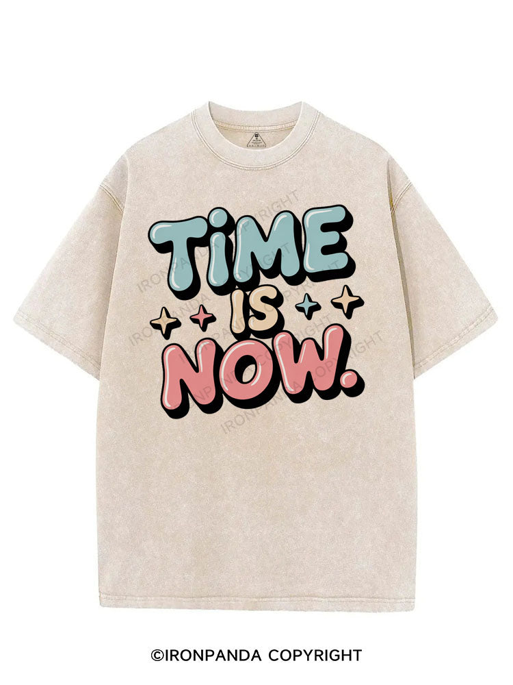 TIME IS NOW VINTAGE GYM SHIRT