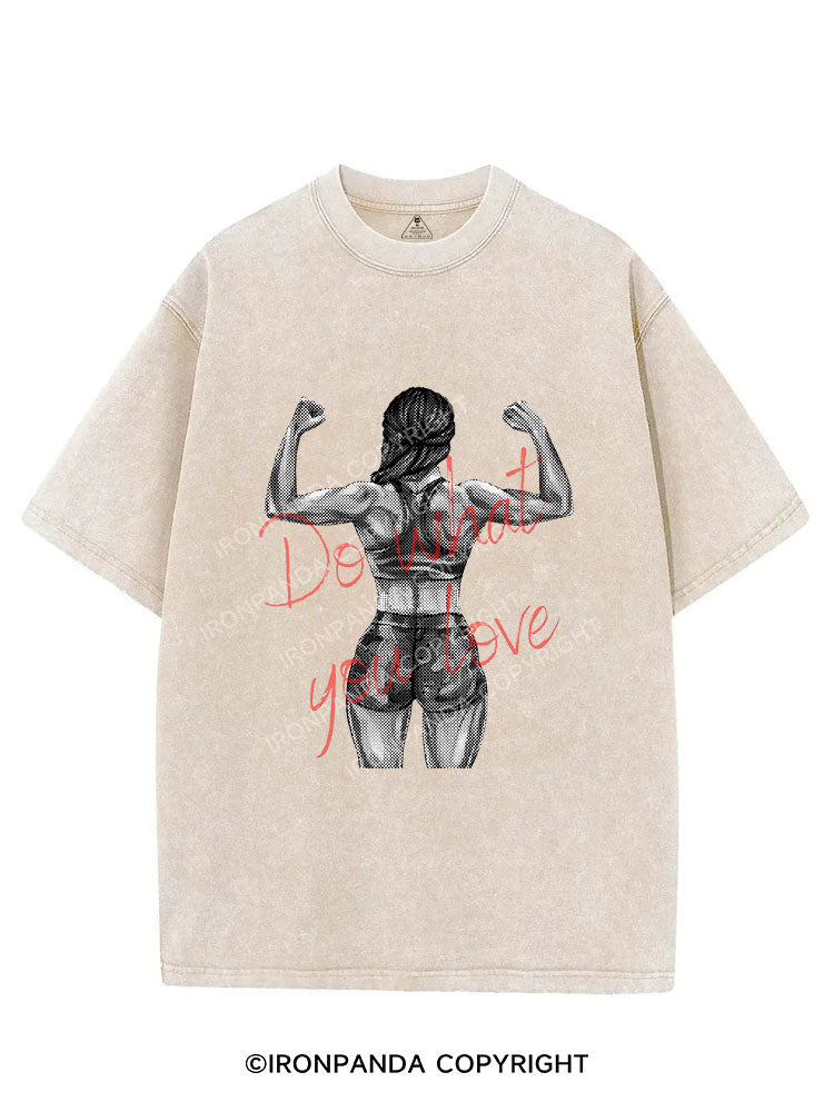 Do what you love Vintage Gym Shirt
