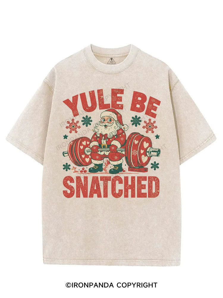 YULE BE SNATCHED VINTAGE GYM SHIRT