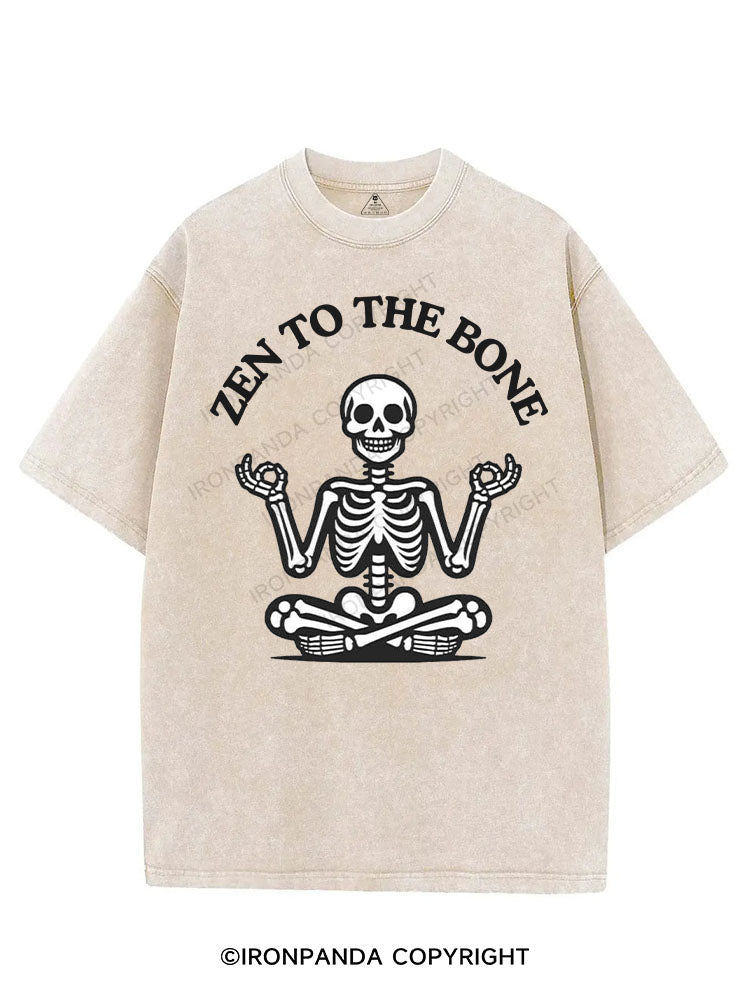 ZEN TO THE BONE VINTAGE GYM SHIRT