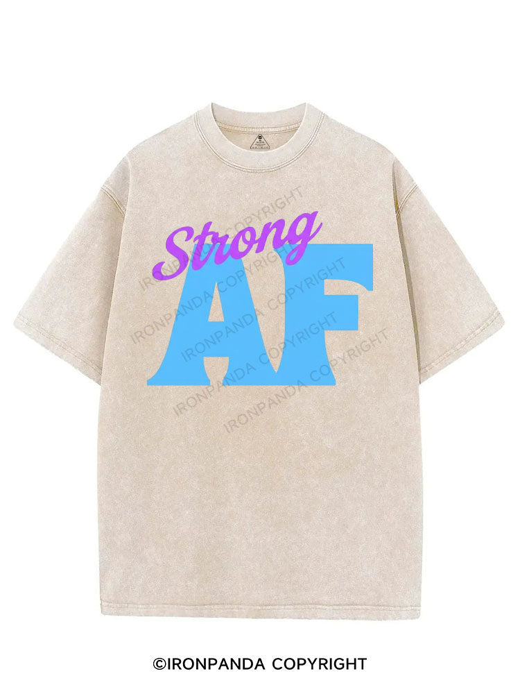 STRONG AF VINTAGE GYM SHIRT