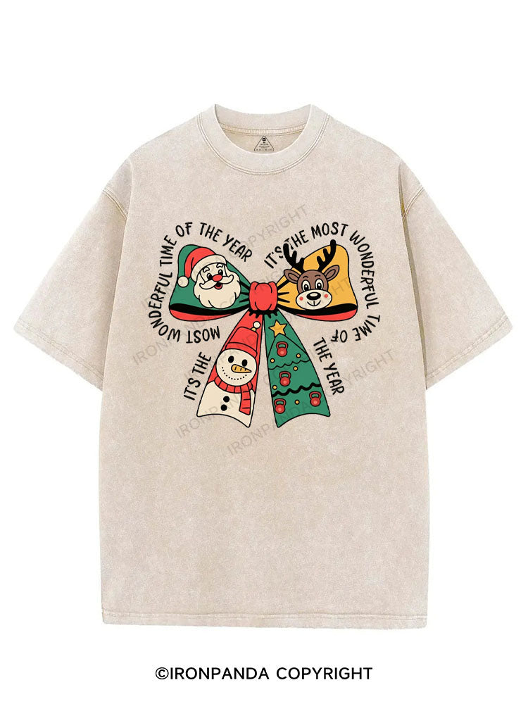 IT'S THE MOST WONDERFUL TIME OF THE YEAR VINTAGE GYM SHIRT