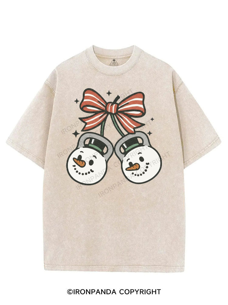 JOLLY SNOWMAN STRENGTH VINTAGE GYM SHIRT