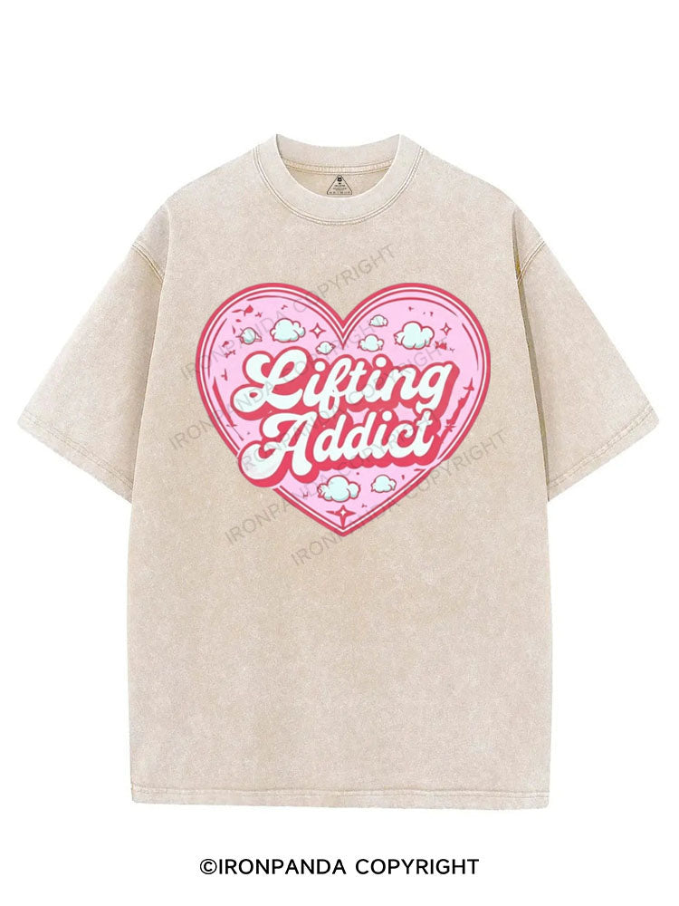 LIFTING ADDICT VINTAGE GYM SHIRT