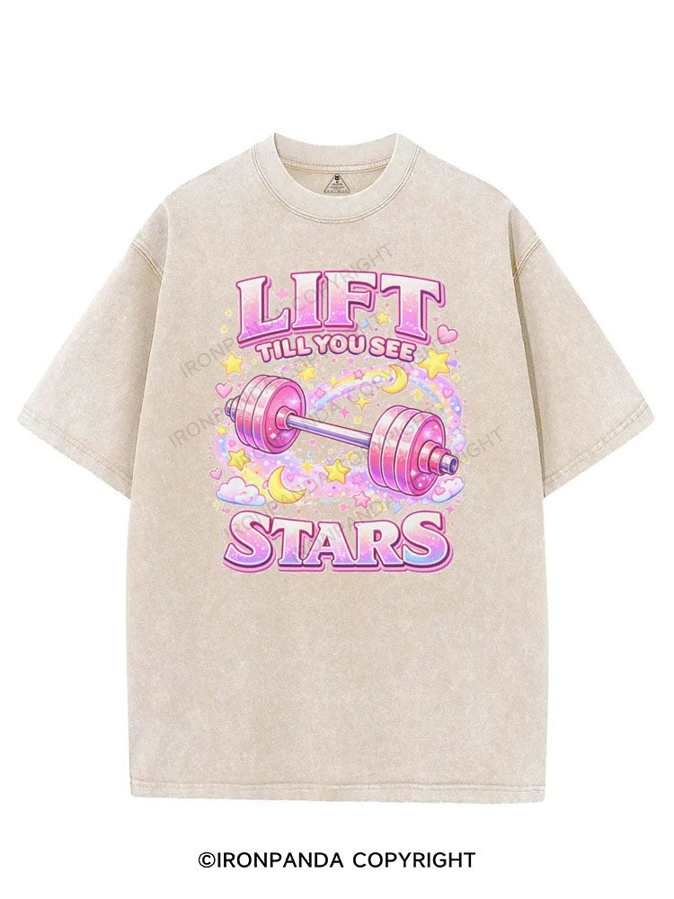 LIFT TILL YOU SEE STARS VINTAGE GYM SHIRT