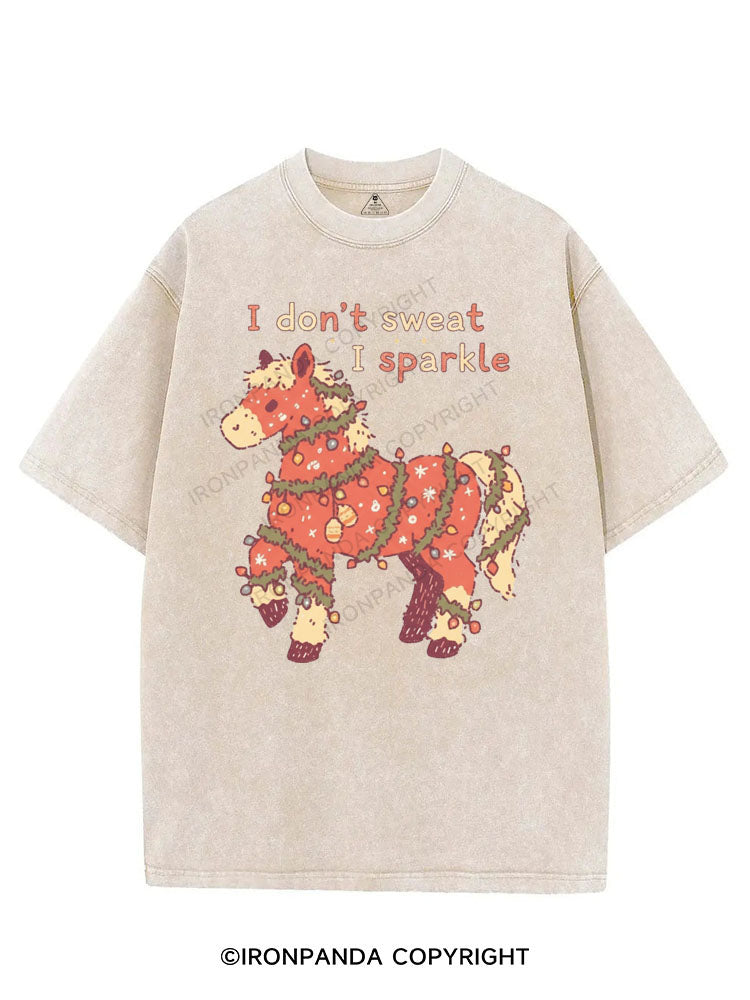 I DON'T SWEAT I SPARKLE VINTAGE GYM SHIRT