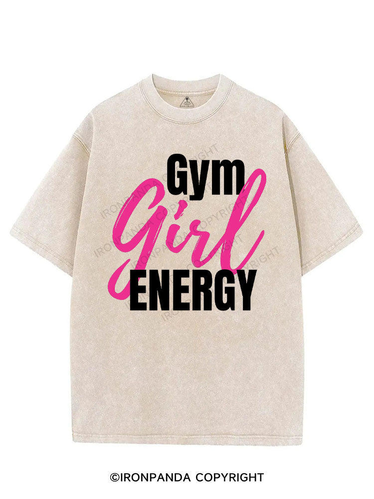 GYM GIRL ENERGY VINTAGE GYM SHIRT
