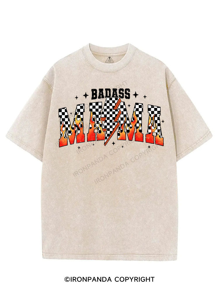 BADASS MAMA VINTAGE GYM SHIRT