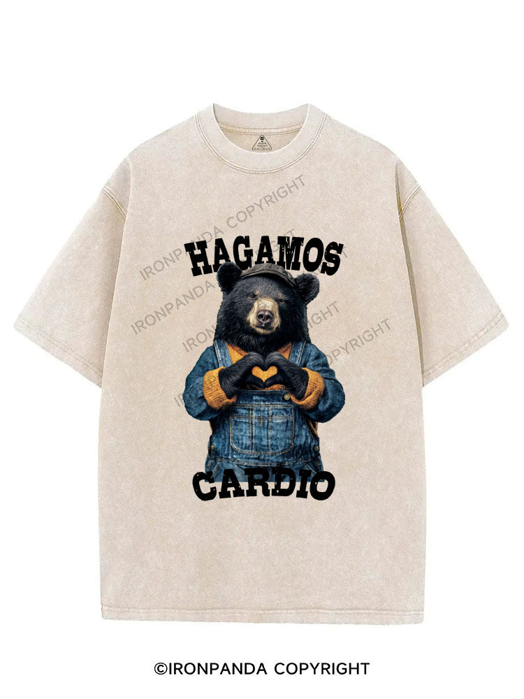HAGAMOS CARDIO  VINTAGE GYM SHIRT