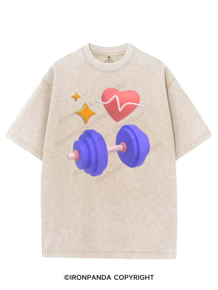 HEARTFELT GAINS VINTAGE GYM SHIRT