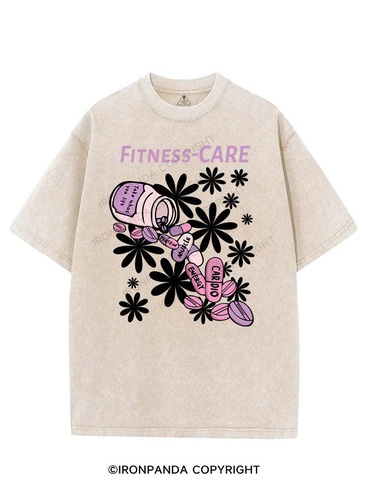 FITNESS-CARE VINTAGE GYM SHIRT