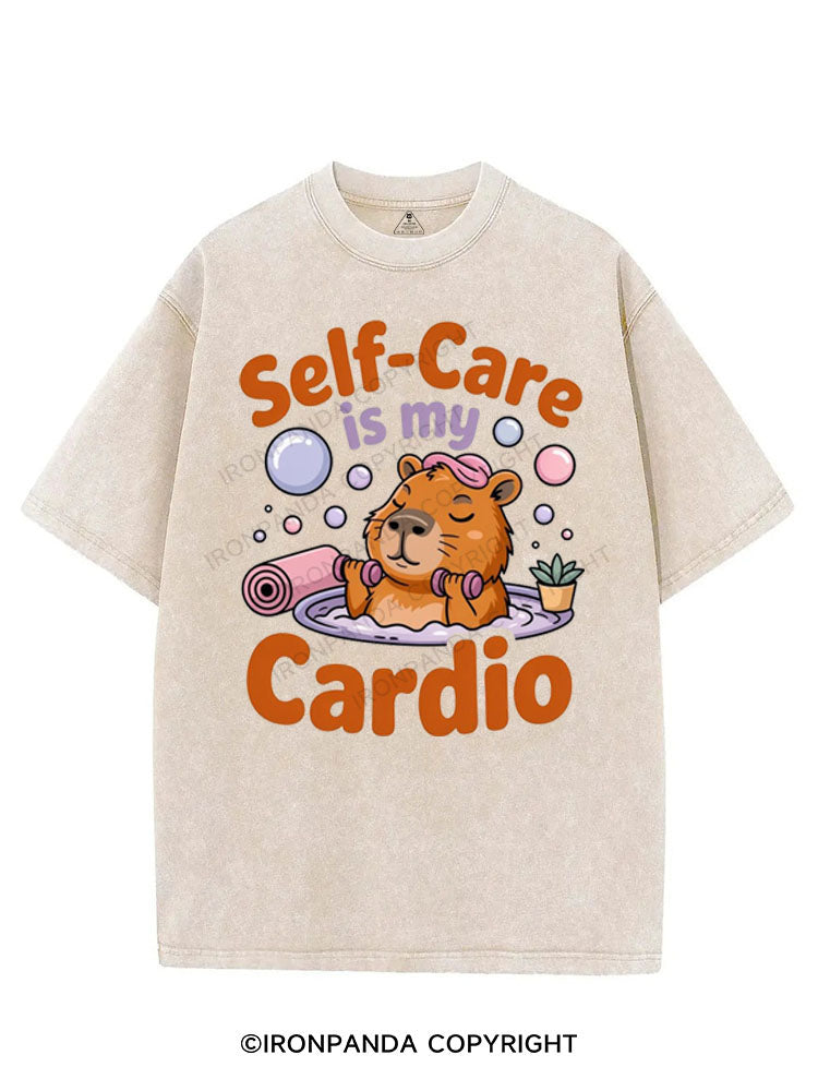 SELF-CARE IS MY CARDIO VINTAGE GYM SHIRT