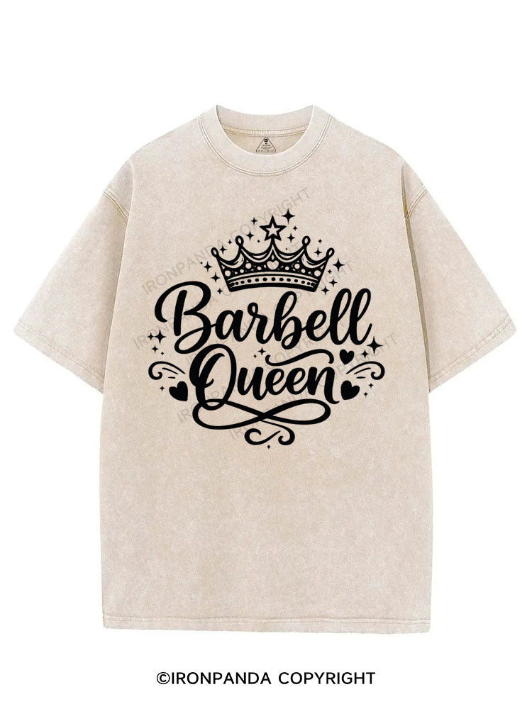 BARBELL QUEEN VINTAGE GYM SHIRT