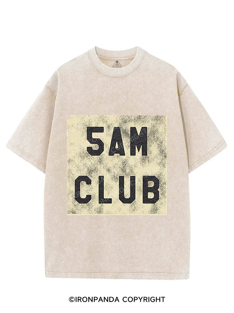 5AM CLUB Vintage Gym Shirt