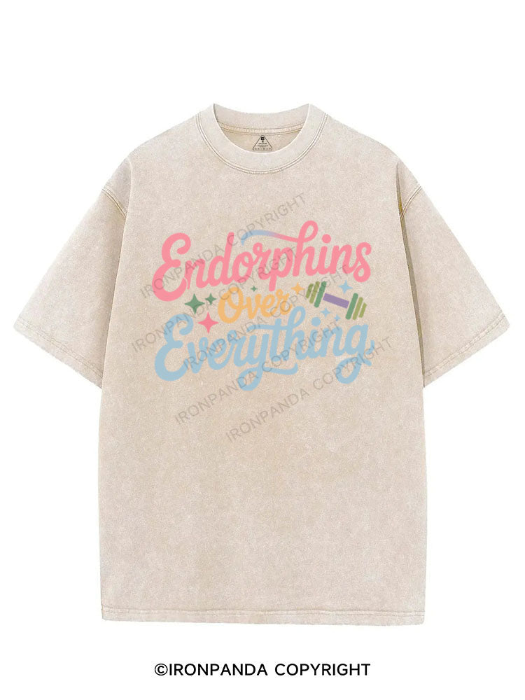 ENDORPHINS OVER EVERYTHING VINTAGE GYM SHIRT