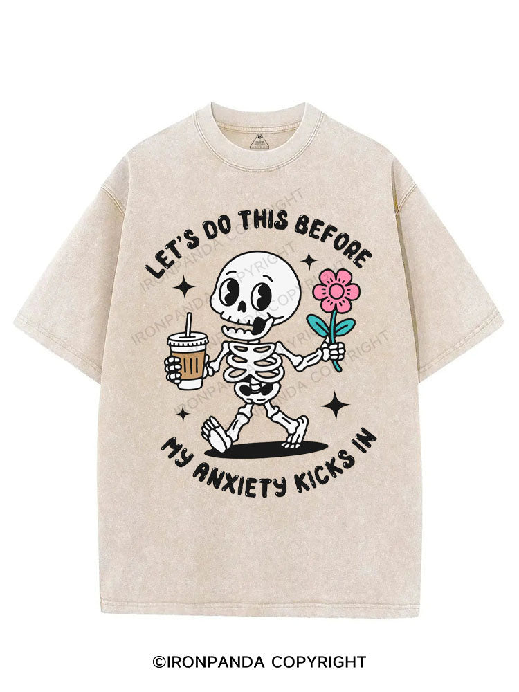 LET'S DO THIS BEFORE MY ANXIETY KICKS IN VINTAGE GYM SHIRT