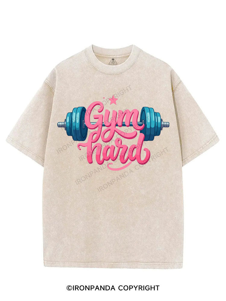 GYM HARD VINTAGE GYM SHIRT
