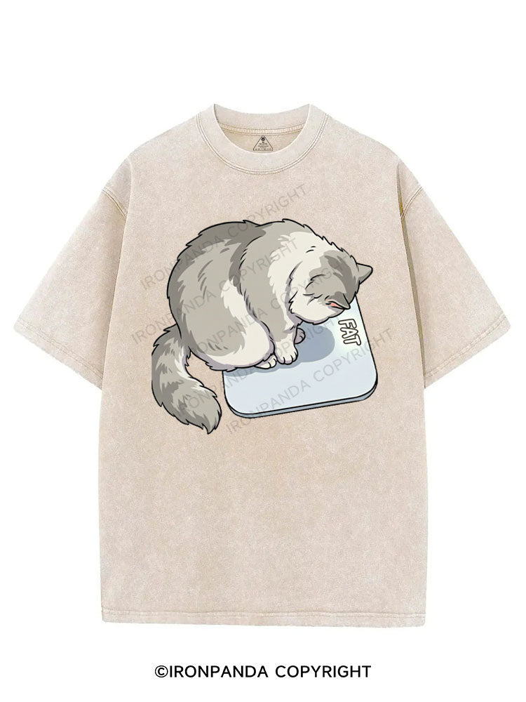 FAT CAT MOMENT VINTAGE GYM SHIRT