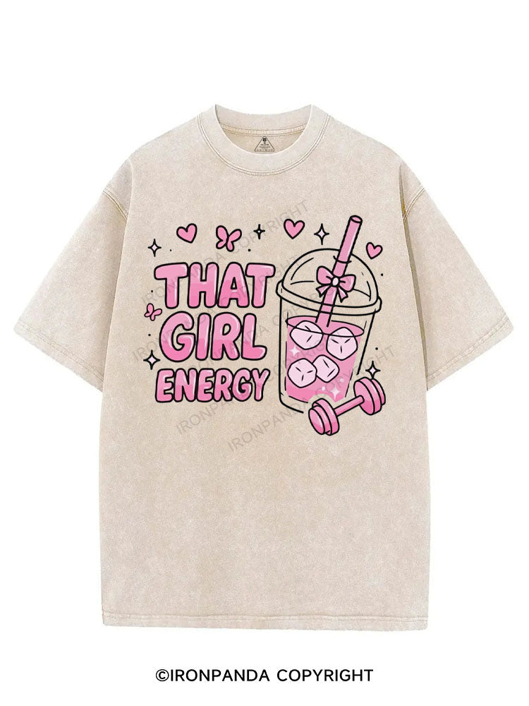 THAT GIRL ENERGY VINTAGE GYM SHIRT