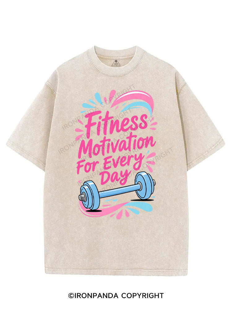 FITNESS MOTIVATION FOR EVERY DAY VINTAGE GYM SHIRT