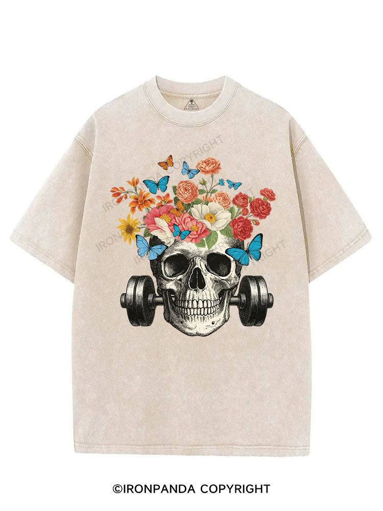 BLOOM THROUGH STRENGTH VINTAGE GYM SHIRT