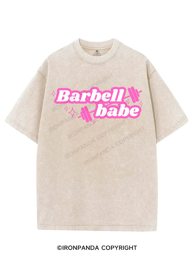 BARBELL BABE VINTAGE GYM SHIRT