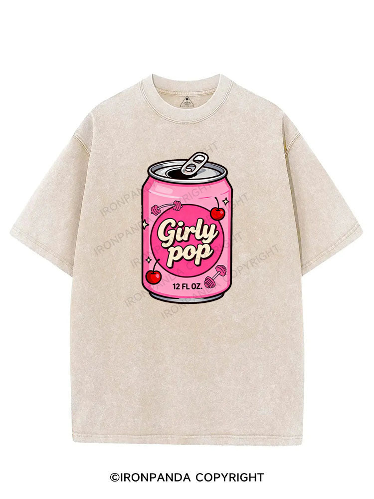 GIRLY POP VINTAGE GYM SHIRT