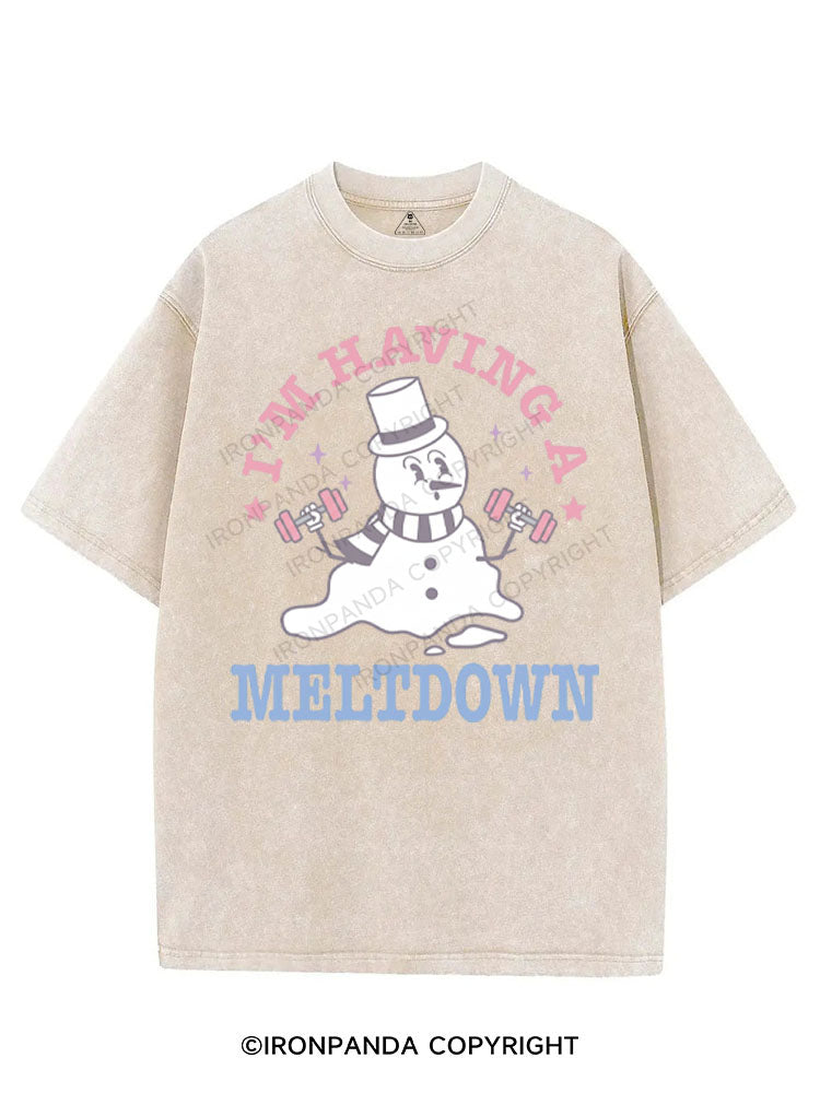 I'M HAVING A MELTDOWN VINTAGE GYM SHIRT