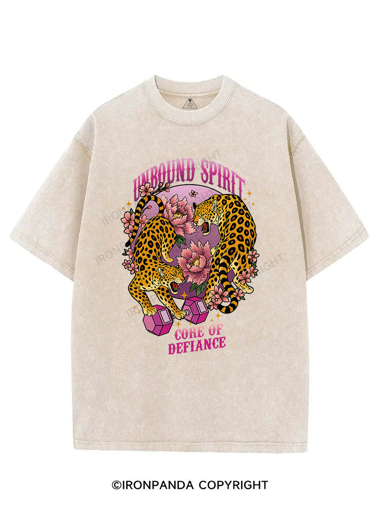 UNBOUND SPIRIT CORE OF DEFIANCE VINTAGE GYM SHIRT